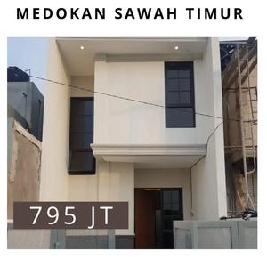 Dekat UPN ‼️Rumah Minimalis 2 lantai di Medokan Sawah Timur Rungkut