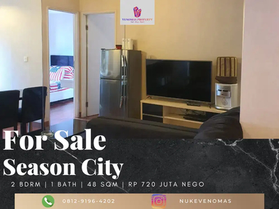 Dijual Apartement Season City 2 BR Full Furnished View City