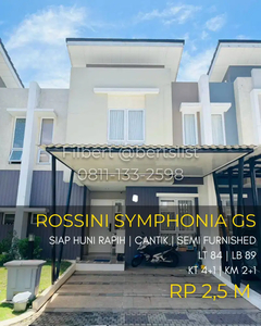 Dijual cepat Rumah rapih FURNISHED di Rossini Symphonia Gading Serpong