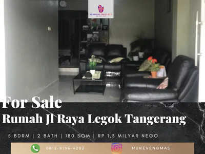 Dijual Cepat Rumah Siap Huni Tangerang Kamar Tidur 5