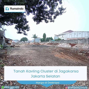 Dijual Murah Tanah Kavling Cluster di Jagakarsa Jakarta Selatan