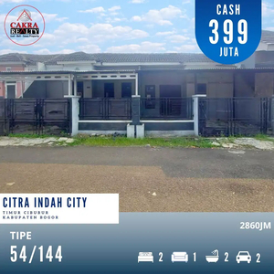 Dijual rumah dicitra indah city rumah tinggal poles siap huni