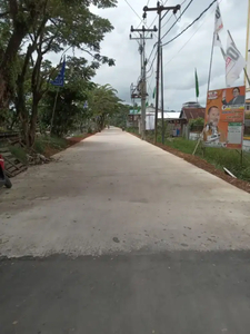 Dijual tanah tepi jalan puskesmas sungai jawi ukuran 18 x 60