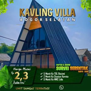 kavling vila dekat wisata nasional di bogor