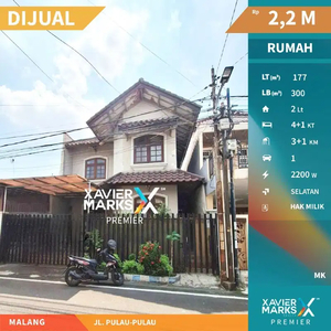 Q084 Rumah Modern Minimalis Jl.Pulau-pulau Malang