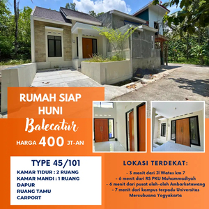 Rumah Baru dekat Jl Jogja-Wates 400 Jt-an All In