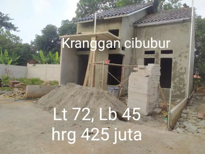 Rumah cluster 72mtr Kranggan Cibubur jatisampurna