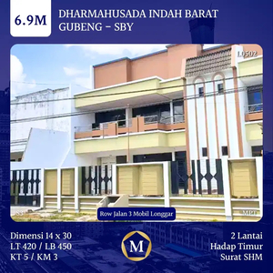 Rumah Dharmahusada Indah dkt Galaxy Mall Kertajaya Manyar Kertoarjo