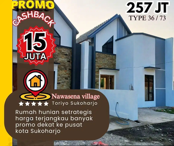 RUMAH HARGA TERJANGKAU BANYAK PROMO BANYAK BONUS