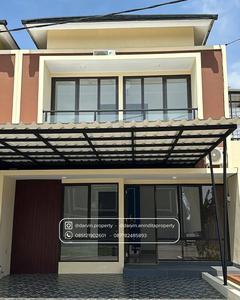 Rumah Mewah 2 Lantai Dekat Stasiun Depok, Free Biaya AJB KPR Siap Huni