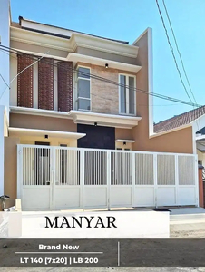 Rumah Murah modern minimalis di Manyar Surabaya