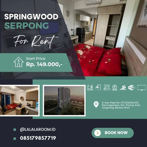 Sewa Apartemen Harian Bulanan Springwood Tangerang