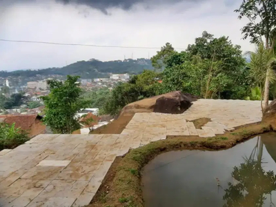 Tanah perbukitan view instagramable di tengah kota Cibadak Sukabumi