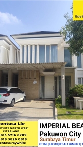 Dijual Dijual Rumah Pakuwon City Imperial Beach Surabaya Timur BO