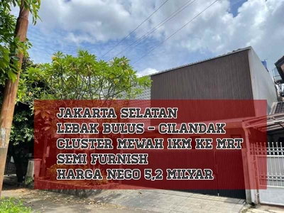 Rumah Mewah Dalam Cluster Di Lebak Bulus Jakarta Selatan 1km K Mrt