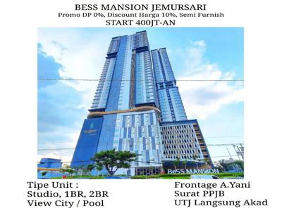 Apartemen Bess Mansion Jemursari Ayani Surabaya Siap Huni Tanpa DP Nol