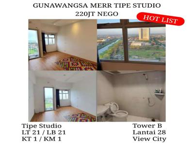 Apartemen Gunawangsa MERR Studio Jual BU Langka Dekat Ubaya Rungkut