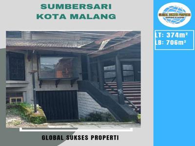 Bangunan Komersial Murah 3 Lantai Super Strategis di Sumbersari Malang