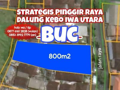 BUC - Tanah Strategis Pinggir Jalan Raya Dalung Padang Luwih Gatsu