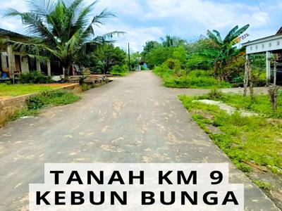 dijual tanah km 9 belakang auto 2000