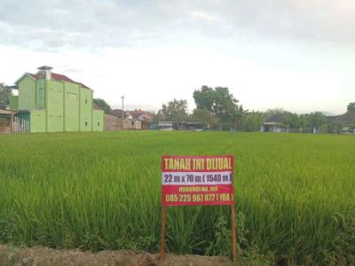 Dijual Tanah Sawah Sukoharjo, Dekat dengan pusat kota