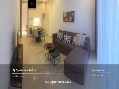 Disewakan Apartement Izzara 2 Bedrooms+1 Full Furnished Lantai Rendah