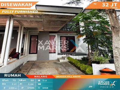 Disewakan Rumah Full Furnish Siap Huni di Brassia Hill Araya Malang