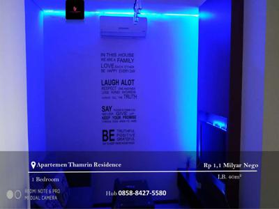 For Sale Apartement Thamrin Residence 1BR Fully Furnished