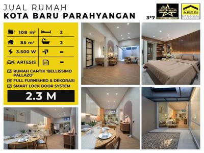 Jual cepat full furnished rumah keren di KBP kota baru parahyangan