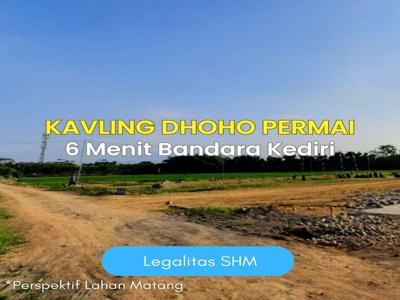 Kavling Tanah Kediri Strategis 6 Menit Bandara Internasional Dhoho