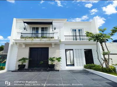 Rumah berkonsep american clasic di Rempoa selangkah ke MRT Lebak Bulus