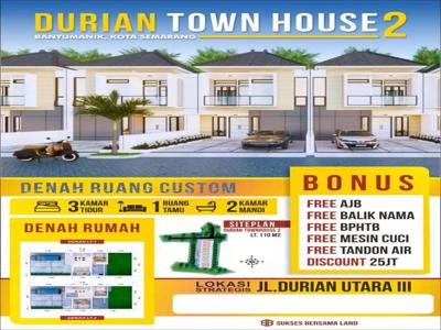 Rumah mewah 2 lantai durian banyumanik