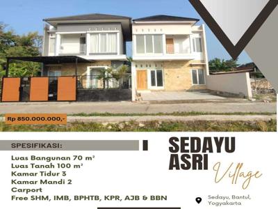 Rumah mewah istimewa megah 2 lantai pemandangan langsung sawah dpn rmh