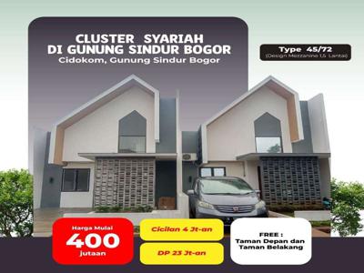 Rumah Mezzanine di Cluster Gn Sindur Bogor