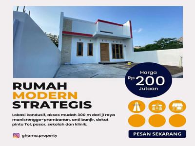 Rumah Minimalis di Jl Manisrenggo-Prambanan Bisa KPR Kami Bantu.