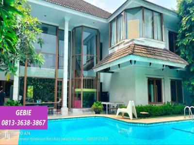 Rumah Super Cozy dg Swimming Pool di Cipete Jakarta Selatan 10851-DR