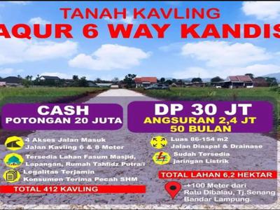 Tanah kavling murah lokasi strategis di way Kandis Bandar Lampung