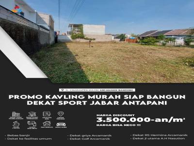 Tanah Kavling SHM Cisaranten Arcamanik kota Bandung