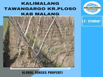 Tanah Pertanian Luas Strategis di Tawangargo Karangploso Malang