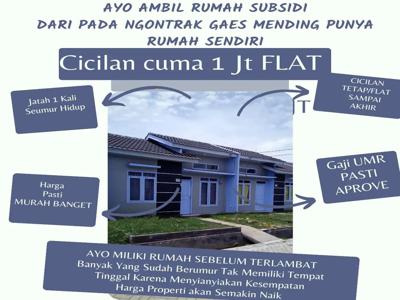 Termurah Tangerang Cuma 1 Jt Flat Sebulan Siap Huni dapat Air Gratis