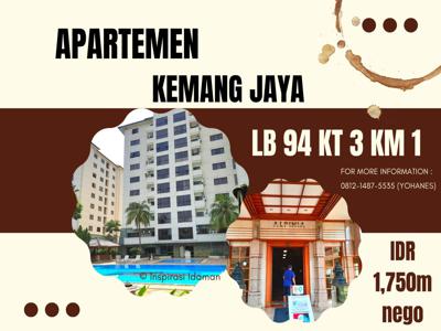Apartemen Kemang Jaya Tower Alpinia Full Furnished View Taman