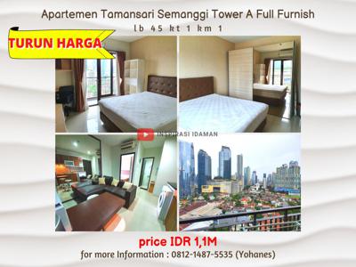 Apartemen Tamansari Semanggi Tower A LB 45 Full Furnish