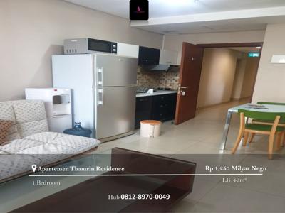 Dijual Apartemen Thamrin Residence Type L 1BR Full Furnished Low Floor