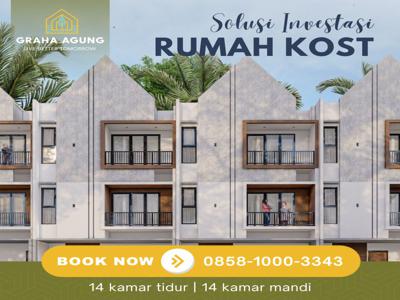 Dijual Rumah Kost Premium Kampus Brawijaya Kota Malang Lowokwaru