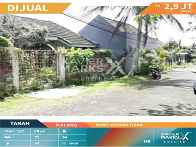 Dijual Tanah Bukit Cemara Tidar Lowokwaru