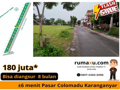 DiJual tanah Pinggir Jalan Di Colomadu Karanganyar Jawa tengah