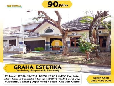 Disewa Rumah Furnished Cluster Graha Estetika Tembalang Semarang Undip