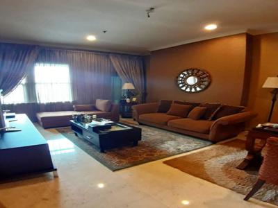 JUAL BU Apartemen Senayan Residence 1Bed furnish lantai 1 view pool