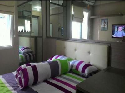 Jual Murah Unit Studio Full Furnished di Apartemen Green Pramuka