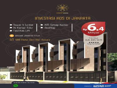 Kahfi Apartkost Investasi di Basura Jakarta Timur Income 400 jutaan
